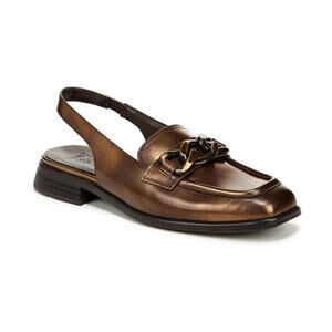 naturalizer frances slingback loafers bronze leather, size 6.5UK I 8.5wus